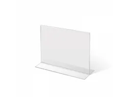 Folderhouder A5 T-Stand Acryl Liggend Voordeelbundel
