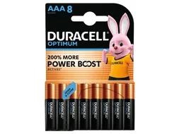 Batterij Duracell Optimum AAA 8 stuks