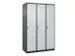locker voor scheiding van kleding,HxBxD 1850x1200x500mm,3vak
