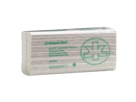 Scott Natura 6812 Handdoek Wit 2-Laags C-vouw