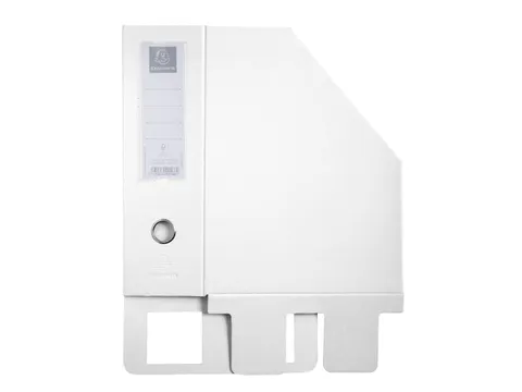 Tijdschriftenhouder PP rug100mm wit