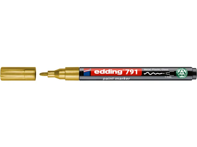Paintmarker edding 791 PCR op alcoholbasis 1-2mm goud