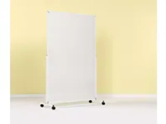 OUTLET Tableau blanc double face mobile 120x180cm acier laqué blanc