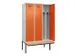 armoire vestiaire avec banc noir et blanc,HxlxP 2120x1200x815mm