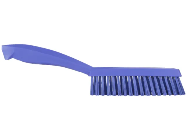 Vikan Hygiene smalle handborstel extra harde vezels 300mm paars