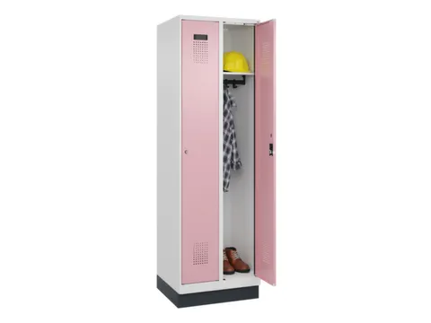 locker,HxBxD 1950x600x500mm,2vak,vak B 300mm,cil.-slot,sokkel