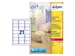 Crystal Clear etiket Avery L7782-25 63.5x38.1mm Transparant 525 stuks