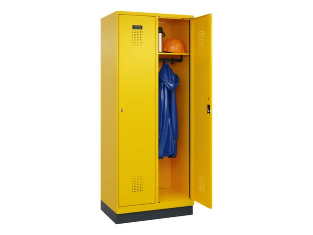 locker,HxBxD 1950x800x500mm,2vak,vak B 400mm,cil.-slot,sokkel