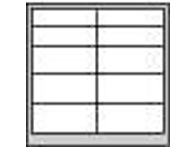 ladekast HxBxD 900x1000x500mm 10laden RAL7035 front RAL5010