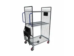 Verzamelwagen,Draagverm. 100Kg,2Etage(S),Draadgaasbodem,Verz.