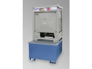 Opvangbak 1x Ibc Opvangvol. 1000l Staal 795x 1300x 1360mm Ral 5015 - 2