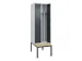 locker met bank,voor scheiding van kleding,HxBxD 2120x600x815mm,2vak
