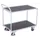 tafelwagen,draagverm. 250kg,2etage(s),laadvl. LxB 985x590mm,houtetage