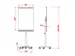 Mobiele Flipover Met Magnetisch Whiteboard 100x65cm