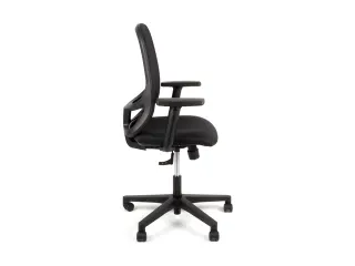 Bureaustoel EN1335 Linea Grace 01 zwart/zwart met 1D armleuning - 3