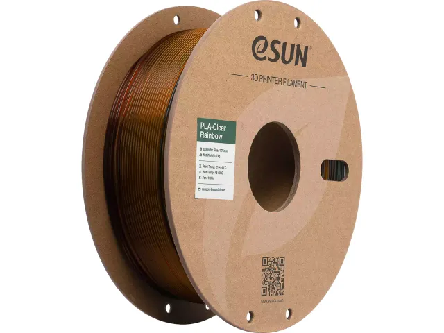 eSUN 3D printer Filament PLA-Clear 1,75mm Oranje Grijs Blauw 1kg