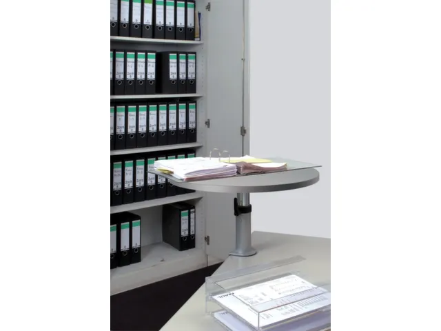 tafelbureau,HxBxD 310-425x600x520mm,m. pennenbak,draai-/kantelbaar