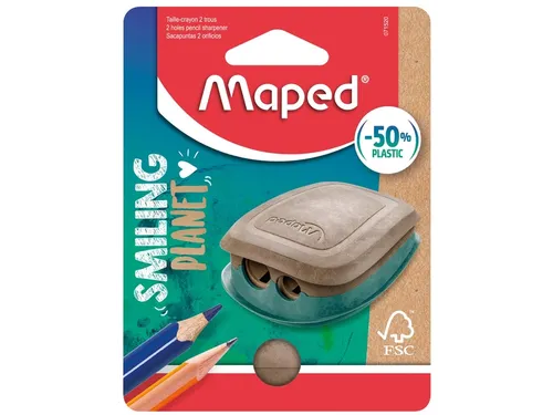 Puntenslijper Maped Pulse Smiling Planet 2-gaats
