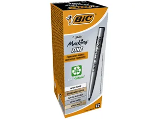 Viltstift Bic 1445 ecolutions rond fijn zwart - 1