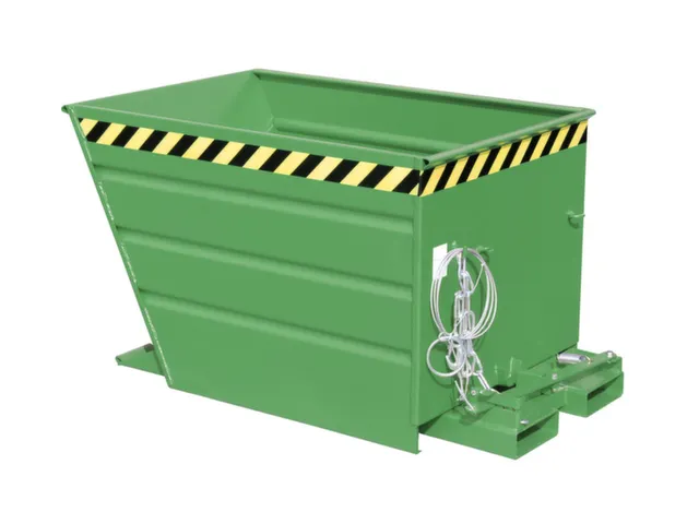 kiepbak,HxLxB 730x1370x800mm,0,55m³,draagverm. 750kg,RAL6011