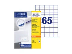 Etiket Avery Zweckform 3666-200 38x21.2mm wit 13000stuks