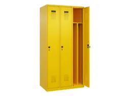 locker voor scheiding van kleding,HxBxD 1850x900x500mm,3vak