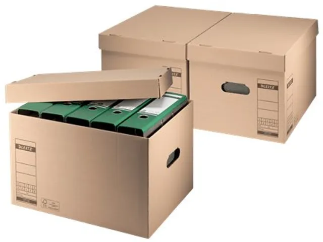 Transportdoos Leitz Premium 335x280x440mm bruin