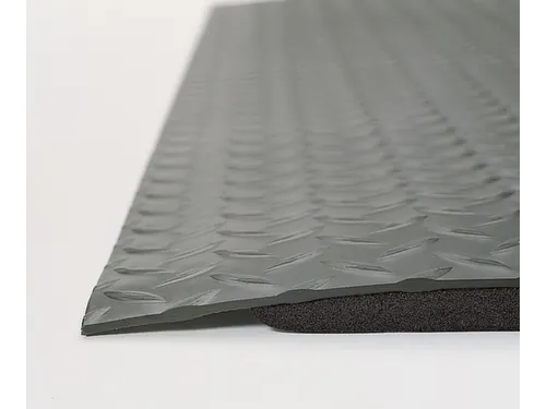 werkplek-vloerbedekking,mat,LxB 1500x900mm,PVC,ruitprofiel