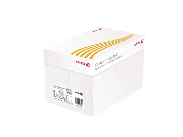 Laserpapier Xerox Colotech+ glossy coated A3 200gr wit 250 vel