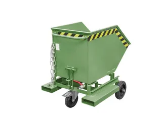 Kiepwagen voor spaanders,HxLxB 990x1115x820mm,0,25m³,draagverm. 300kg - 1