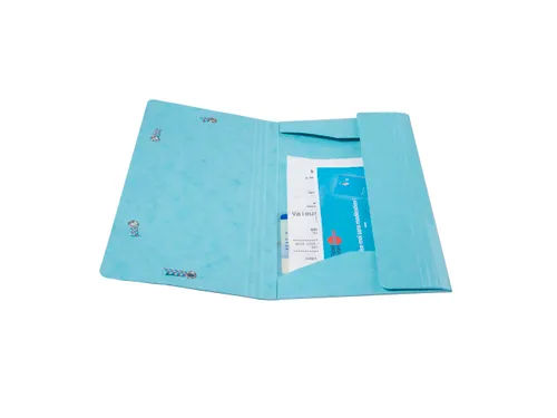 Elastomap 1928 met 3 kleppen ft DL Assorti kleuren karton