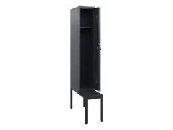 locker met bank,HxBxD 1950x300x815mm,1vak,vak B 300mm,draaigrendel
