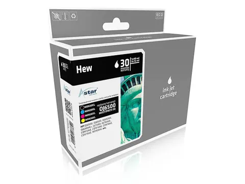 AS46920 ASTAR HP 920XL OJ Inkt cmyk HC rebuilt 1x1200/3x700pag Chip