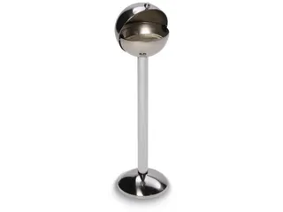 Kogelvormige Asbak Rvs Hxbxd 970x260x260mm Met Paal - 1