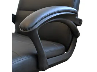 Bureaustoel Premium PU Kunstleer Zwart - 6
