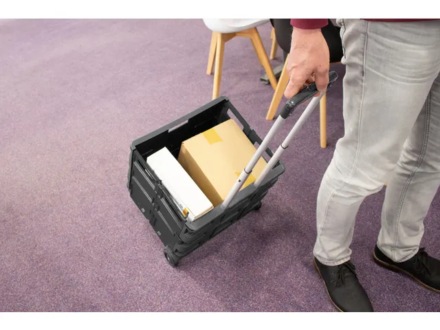 Opvouwbaar krat Seco Zwart tot 25kg