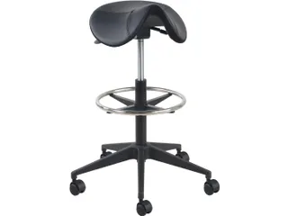 Euroseats Zadelkruk Matera Large Zwart Ergonomisch - 3