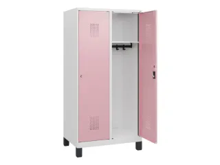 schoollocker,HxBxD 1630x800x500mm,2vak,vak B 400mm,cil.-slot,voeten - 1