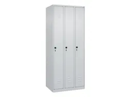 locker,HxBxD 1850x750x500mm,3vak,vak B 250mm,draaigrendel