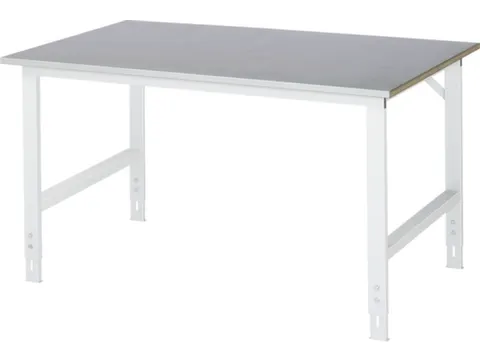 établi HxlxP 760-1080x1500x1000mm boispanneau a. revêtement zinc