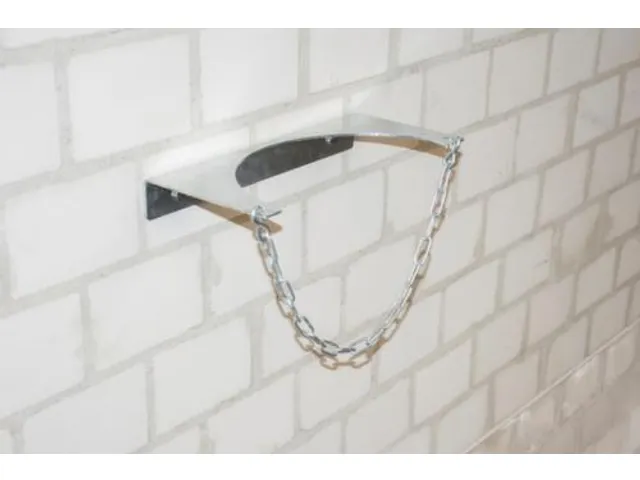 wandhouder voor gasflessen,v. 1xØ 140mm fles,HxBxD 50x200x90mm