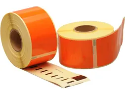 Dymo Compatible Label 99012 36x89mm Oranje
