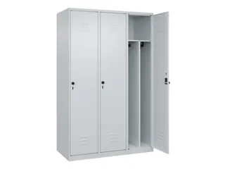 locker voor scheiding van kleding,HxBxD 1850x1200x500mm,3vak - 2
