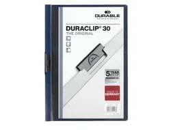 Klemmap Durable 2200 A4 3mm Nachtblauw