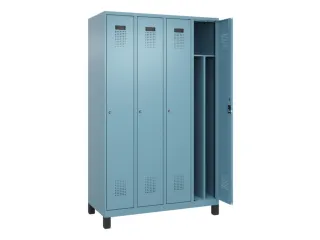 locker voor scheiding van kleding,HxBxD 1950x1200x500mm,4vak - 1