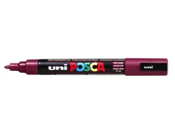 Verfstift Posca PC5M Medium Punt 1,8-2,5mm Wijnrood