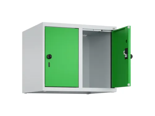 opzetkast,v. locker,2vak.,vak B 300mm,HxBxD 500x600x500mm,draaigrendel