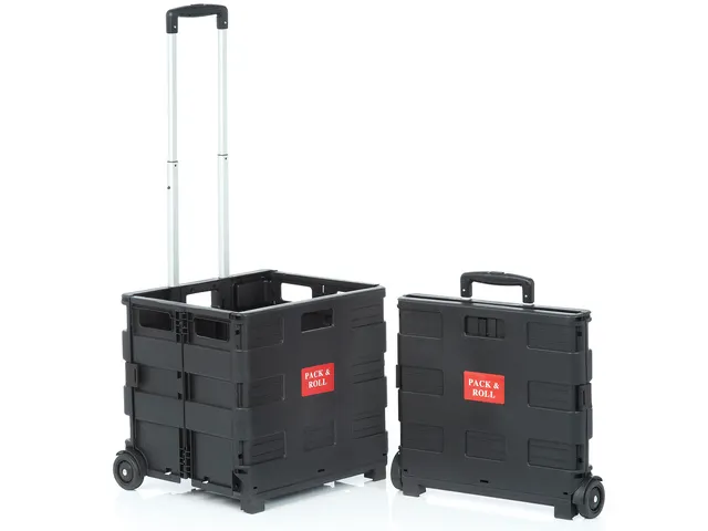 Opvouwbaar krat Seco Zwart tot 35kg