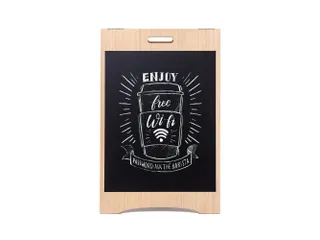Krijtstoepbord Economy Houten A-Bord 55x82cm - 3