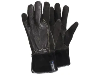 Tegera 32 hittebestendige lederen handschoenen, bruin/zwart, maat 12, - 1